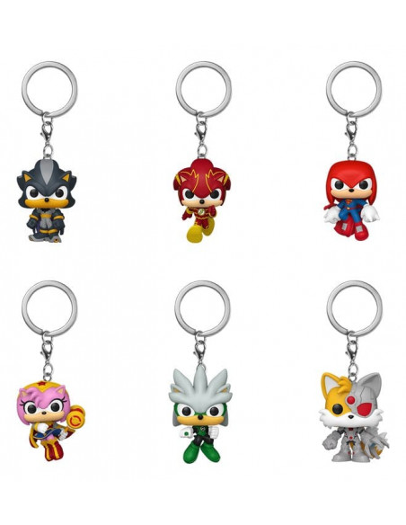 Sonic the Hedgehog POP! Vinyl Keychains 4 cm Display (12)