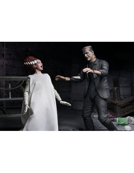 Universal Monsters Action Figures 2-Pack Bride of Frankenstein 90th Anniversary The Monster & His Mate 18 cm