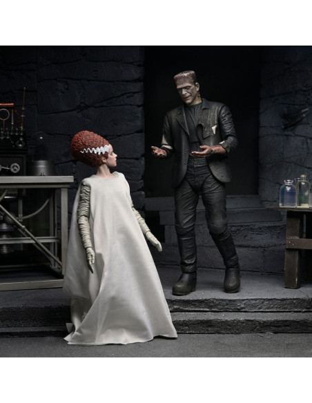 Universal Monsters Action Figures 2-Pack Bride of Frankenstein 90th Anniversary The Monster & His Mate 18 cm