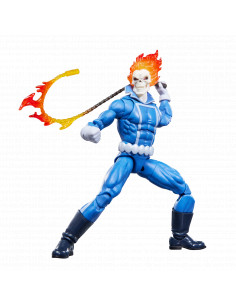 MARVEL LEGENDS GHOST RIDER JHONNY BLAZE WITH BIKE ACTION FIGURE 2