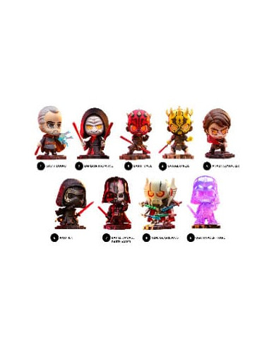 Star Wars Cosbi Mini Figures Dark Side 8 cm Blind Box Display (8)