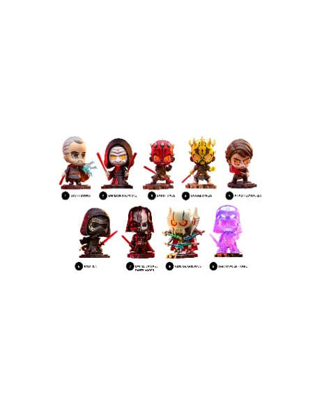 Star Wars Cosbi Mini Figures Dark Side 8 cm Blind Box Display (8)
