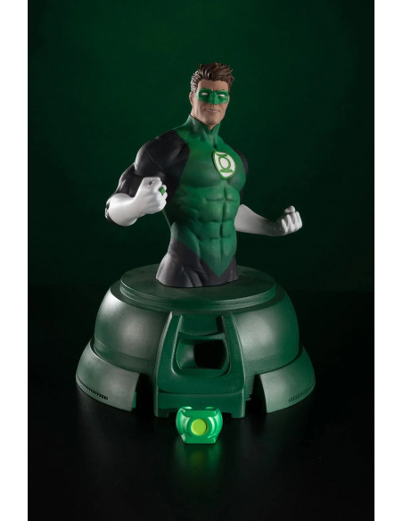 DC DIRECT GREEN LANTERN HAL JORDAN BUST + 1:1 SCALE POWER RING PROP REP