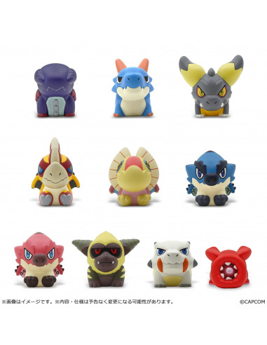 Monster Hunter Figure Builder Trading Figures 3 - 5 cm Finger Puppet Monster Hunter Vol. 2 (10)