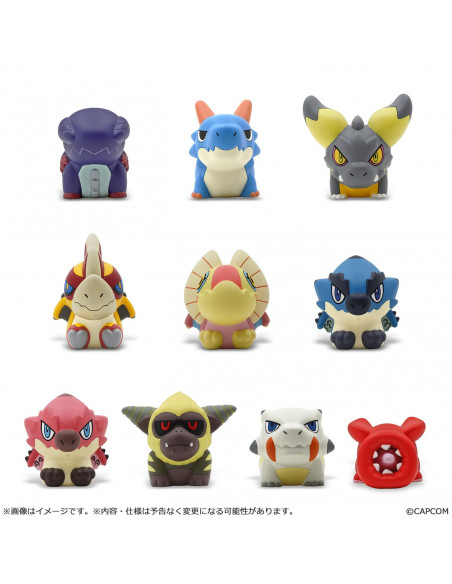 Monster Hunter Figure Builder Trading Figures 3 - 5 cm Finger Puppet Monster Hunter Vol. 2 (10)