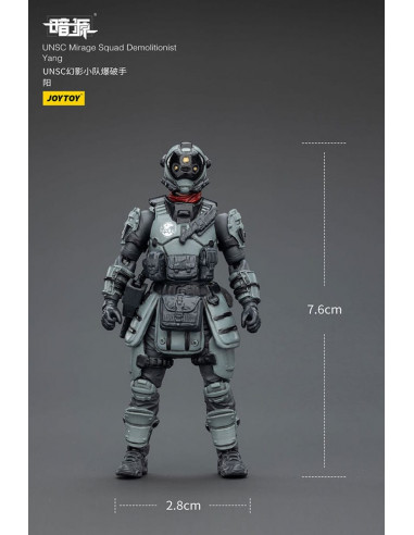 Dark Source Action Figur UNSC Mirage Squad 7 cm