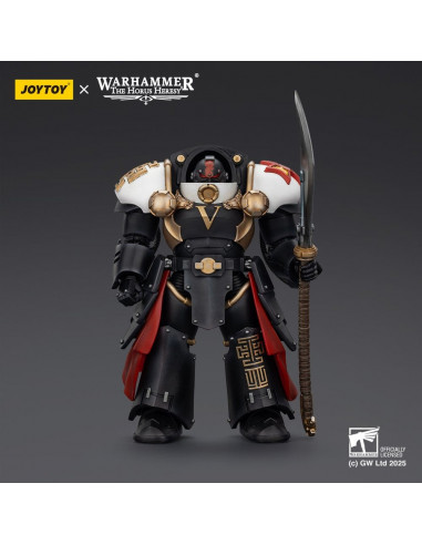 Warhammer The Horus Heresy Action Figure White Scars Ebon Keshig Terminator 1 with Power Glaive 13 cm