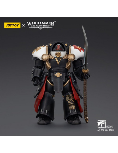 Warhammer The Horus Heresy Action Figure White Scars Ebon Keshig Terminator 1 with Power Glaive 13 cm