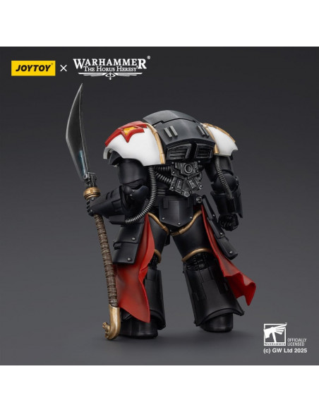 Warhammer The Horus Heresy Action Figure White Scars Ebon Keshig Terminator 1 with Power Glaive 13 cm