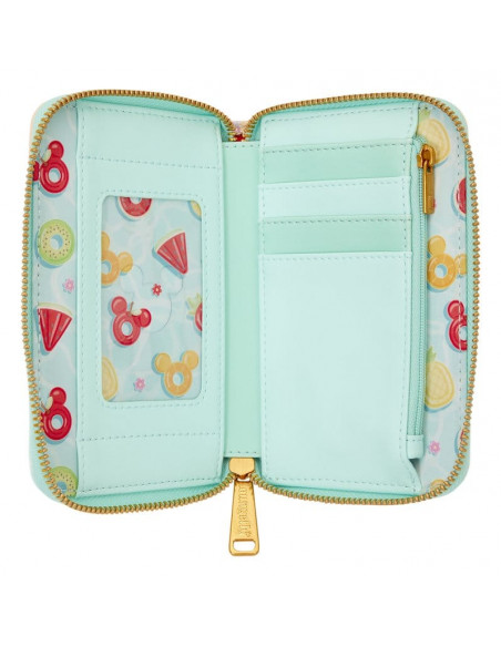 Mickey & Minnie Beach Fun Zip Around Wallet