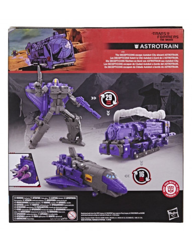The Transformers: The Movie Studio Series Leader Class Action Figure Astrotrain 17 cm