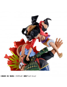 One Piece Petitrama PVC Mini Statue Logbox Re Birth Wano Kuni Vol. 1 Set 9 cm