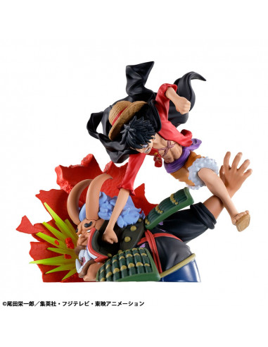 One Piece Petitrama PVC Mini Statue Logbox Re Birth Wano Kuni Vol. 1 Set 9 cm