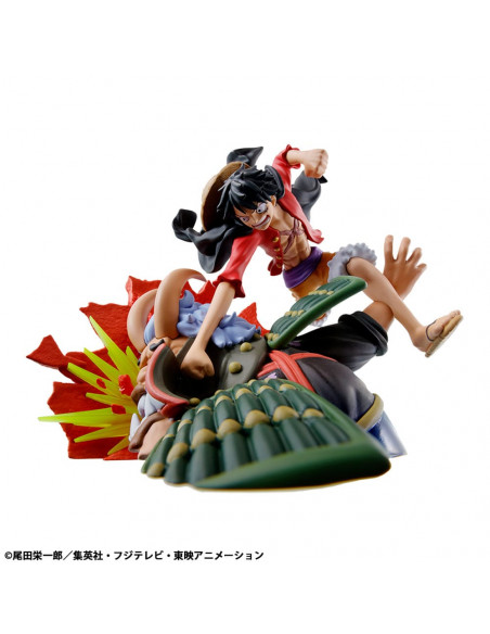 One Piece Petitrama PVC Mini Statue Logbox Re Birth Wano Kuni Vol. 1 Set 9 cm