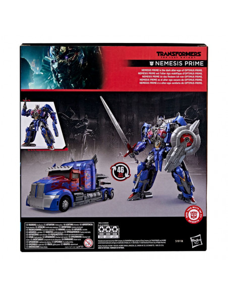 Transformers: The Last Knight Studio Series Leader Class Action Figure Nemesis Prime 22 cm
