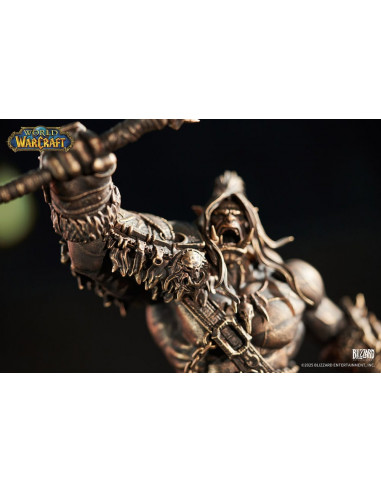 World of Warcraft Statue 1/10 Bronze Coloured Edition Grommash Hellscream 31 cm
