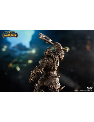 World of Warcraft Statue 1/10 Bronze Coloured Edition Grommash Hellscream 31 cm