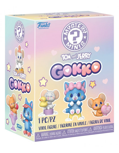 Tom & Jerry Gokko Mystery Mini Figures 5 cm Display (12)