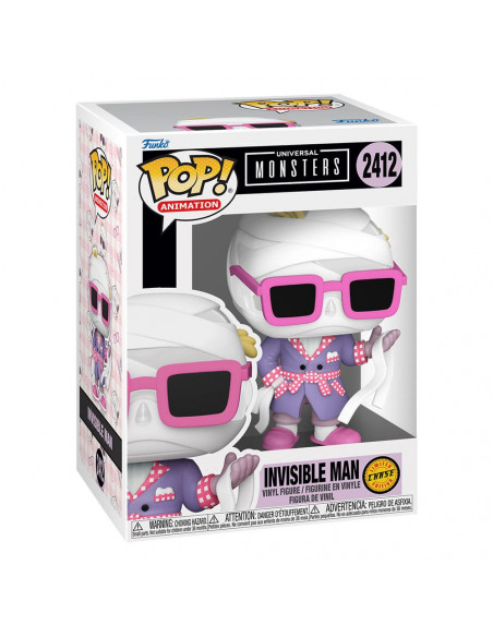 Universal Monsters POP! Animation Vinyl Figures Invisible Man with Chase 9 cm Assortment (6)