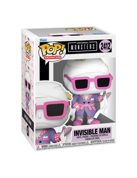 Universal Monsters POP! Animation Vinyl Figures Invisible Man with Chase 9 cm Assortment (6)
