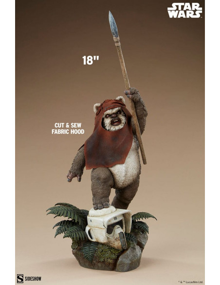 Star Wars: Episode VI - Return of the Jedi Premium Format Statue Wicket 46 cm