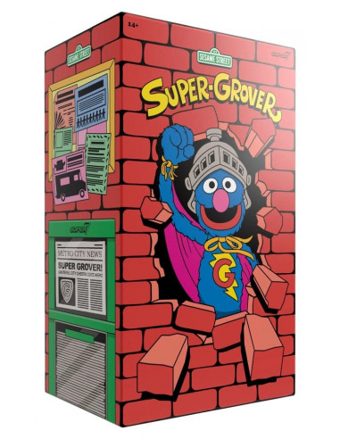 Sesame Street Supersize Vinyl Figure Super Grover 36 cm