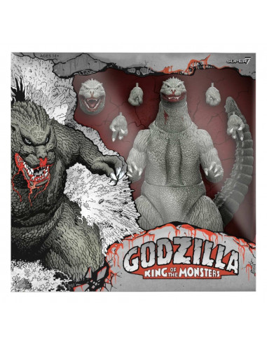 Godzilla (1989) Toho Ultimates Action Figure - Godzilla (Greyscale Comic Book - Thirsty for Blood) 24 cm