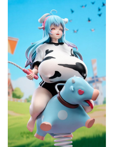 Original Character Statue 1/6 Niu Niang Illustration by renowned designer collective Wushan 21 cm