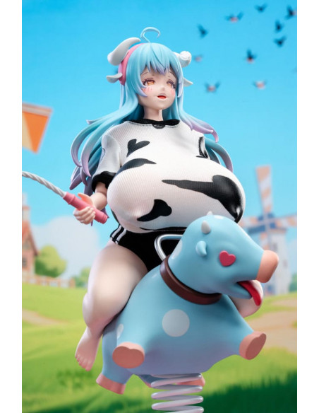 Original Character Statue 1/6 Niu Niang Illustration by renowned designer collective Wushan 21 cm