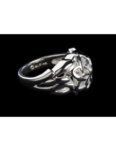 Lord of the Rings Nenya - The Ring of Galadriel (Sterling Silver) Size 9.75 2