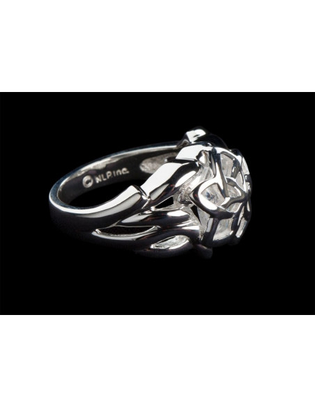 Lord of the Rings Nenya - The Ring of Galadriel (Sterling Silver) Size 9.75