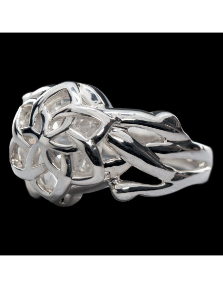 Lord of the Rings Nenya - The Ring of Galadriel (Sterling Silver) Size 9.75