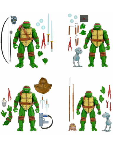 TMNT Leonardo Michelangelo Raphael Donatello Mirage Comics Action Figures live