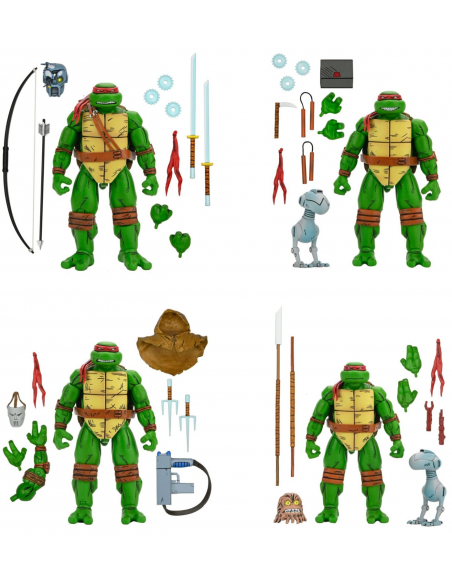 TMNT Leonardo Michelangelo Raphael Donatello Mirage Comics Action Figures live