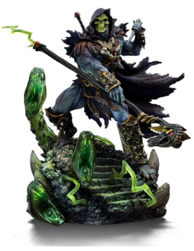 Masters of the Universe Deluxe Statue 1/10 Skeletor Unleashed Iron Studios live