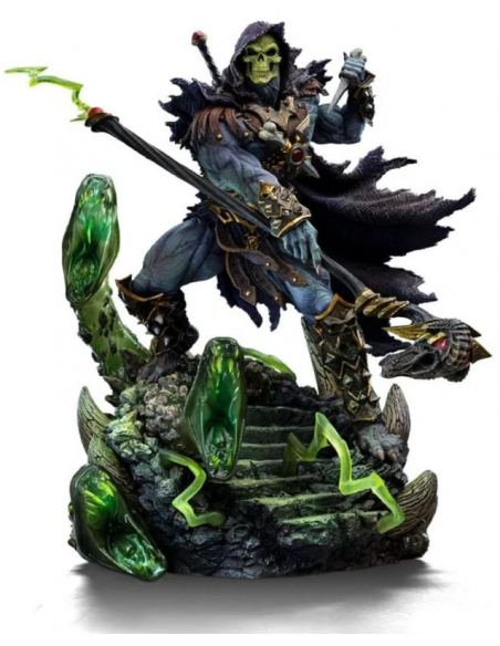Masters of the Universe Deluxe Statue 1/10 Skeletor Unleashed Iron Studios live