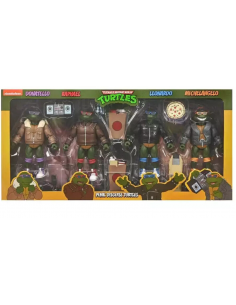 TMNT  Teenage Mutant Ninja Turtles Cartoon Punk Turtles  4-pack NECA live