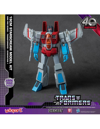 TRANSFORMERS Generation One AMK Pro Starscream Model Kit da Montare Yolopark