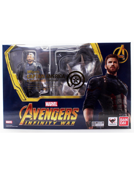 Marvel Chris Evans Captain America & Tamashii Effect Avengers Figuarts Bandai
