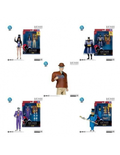 DC The Animated Series BATMAN Joker Mad hatter Zatanna + CLOCK KING Mcfarlane