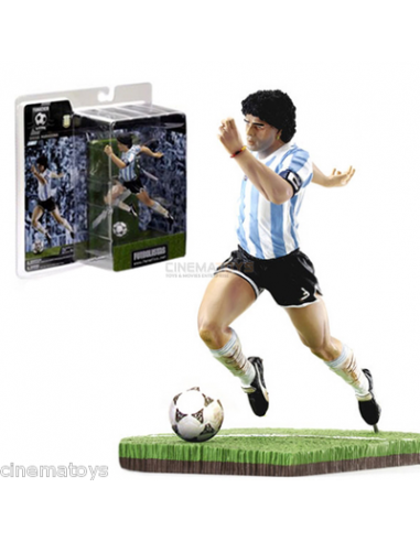 Diego Armando MARADONA Pibe De Oro Argentina Action Figure Soccer RARE 2006