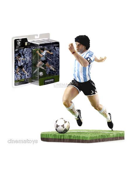 Diego Armando MARADONA Pibe De Oro Argentina Action Figure Soccer RARE 2006