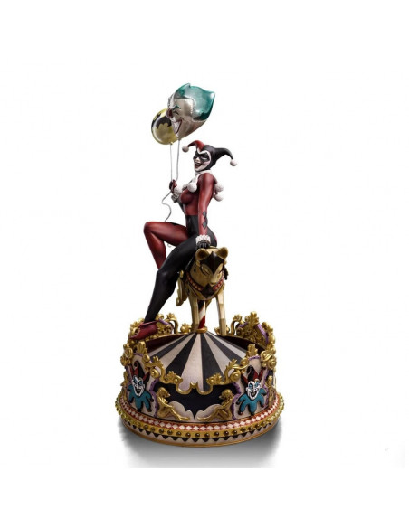 DC Batman Joker's lover HARLEY QUINN Unleashed 1/10 Deluxe IRON STUDIOS Sideshow