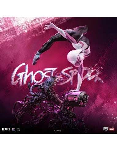 Marvel Iron Studios Spider-Man Ghost Spider Gwen Stacy Art Scale 1/10 Statue