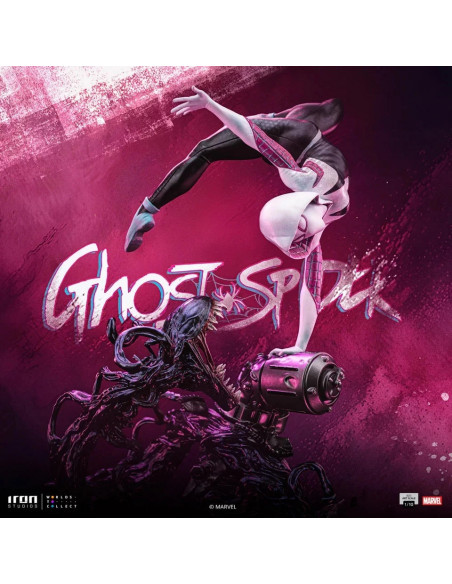 Marvel Iron Studios Spider-Man Ghost Spider Gwen Stacy Art Scale 1/10 Statue