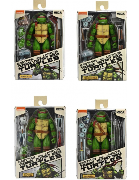 TMNT Leonardo Michelangelo Raphael Donatello Mirage Comics Action Figures live