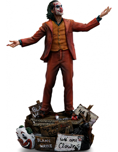 DC Iron Studios Sideshow Batman  Arthur Fleck JOKER Joaquin Phoenix 1:10 Statue