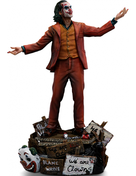 DC Iron Studios Sideshow Batman  Arthur Fleck JOKER Joaquin Phoenix 1:10 Statue