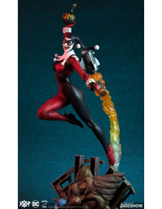 Tweeterhead Sideshow Harley Quinn Super Powers Maquette Dc Batman Comics RARE 2