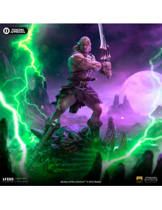 Masters of the Universe Deluxe Art Statue 1/10 HE-MAN Unleashed Iron Studios 2